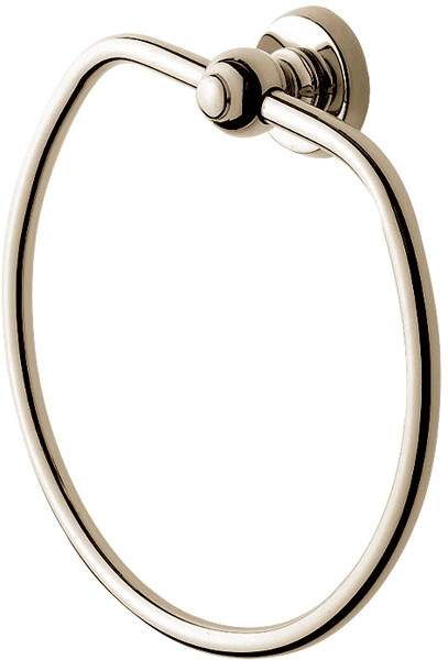 Bristan 1901 Towel Ring, Gold Plated.