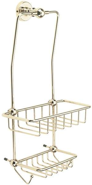 Bristan 1901 Shower Tidy, Gold Plated.