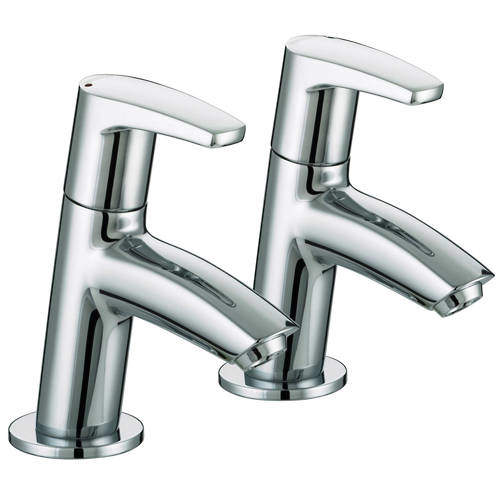 Bristan Orta Eco Basin Taps (6 l/min, Chrome).