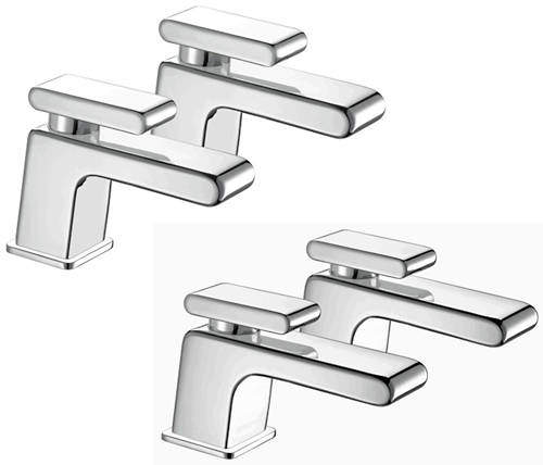 Bristan Pivot Basin & Bath Taps Pack (Chrome).