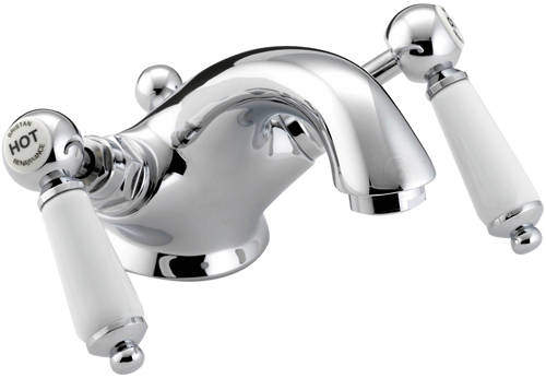 Bristan Renaissance Basin Mixer Tap With Pop Up Waste (Chrome).