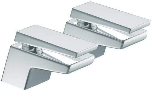 Bristan Sail 1/2" Basin Taps (Chrome).