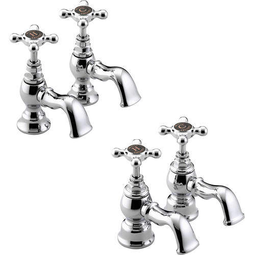 Bristan Trinity Basin & Bath Taps Pack (Chrome).