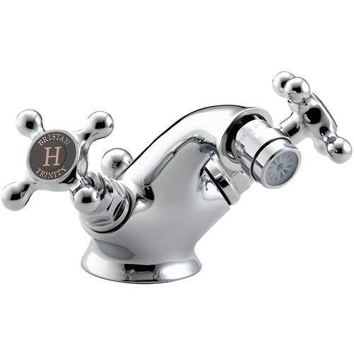 Bristan Trinity Bidet Mixer Tap With Pop Up Waste (Chrome).