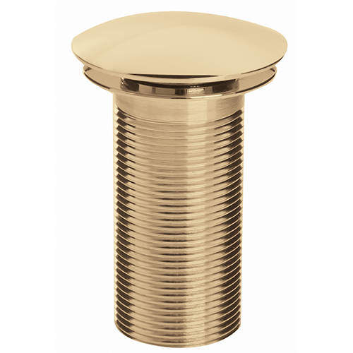 Bristan Accessories Round Clicker Basin Waste (Unslotted, Gold).