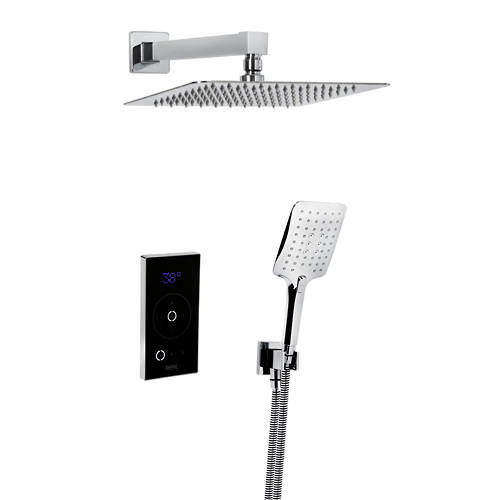 Bristan Wave Thermostatic Digital Shower Valve With Head & Handset.