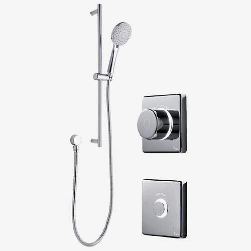 Digital Showers Digital Shower Valve, Remote & Slide Rail Kit (HP).