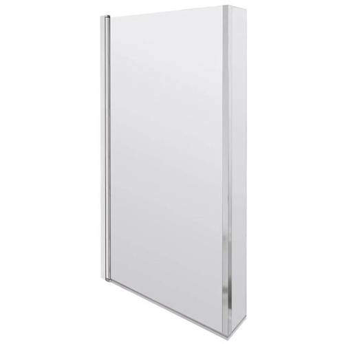 BC Designs Fixed L Shaped Shower Bath Screen 808x1400mm.