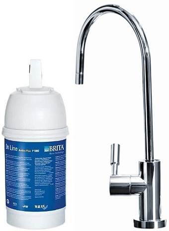 Brita Filter Taps On Line Active Plus Filter Kitchen Tap (Stainless Steel).