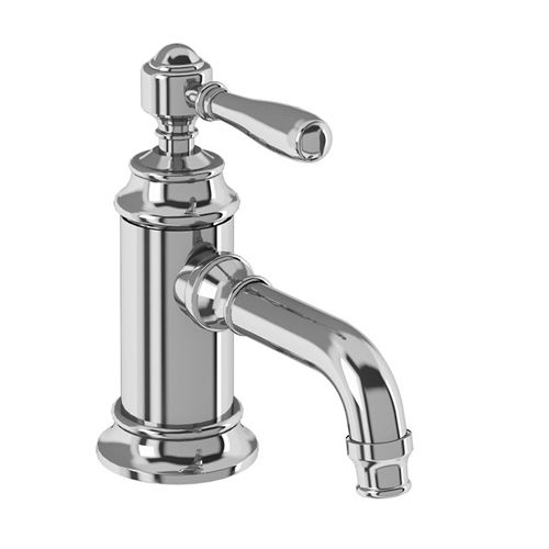 Burlington Arcade Basin Mixer Tap With Lever Handle (Chrome).