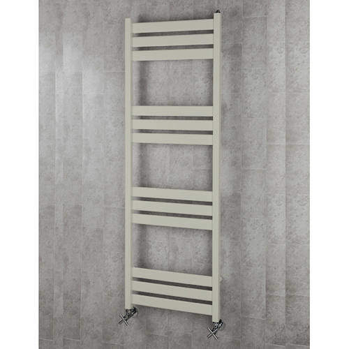 Colour Heated Towel Rail & Wall Brackets 1500x500 (Silk Grey).