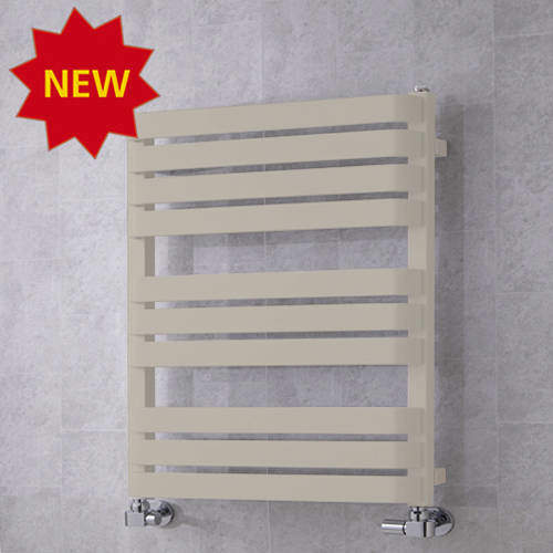 Colour Heated Towel Rail & Wall Brackets 785x500 (Silk Grey).