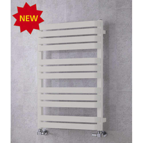Colour Heated Towel Rail & Wall Brackets 915x500 (Light Grey).