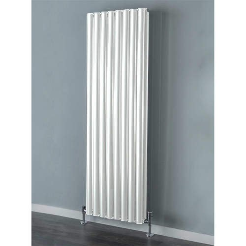 Colour Tallis Double Vertical Radiator 1820x300mm (White).