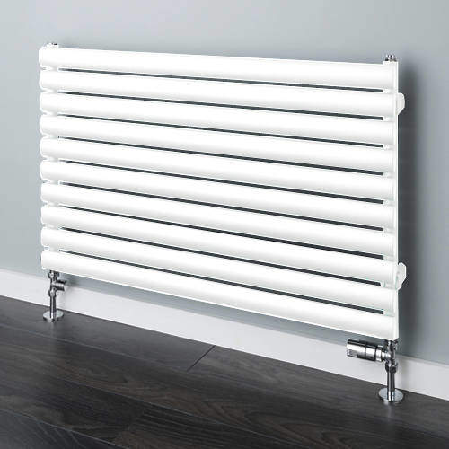 Colour Tallis Horizontal Radiator 420x1020mm (White, 1641 BTUs).