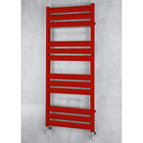 Colour Heated Ladder Rail & Wall Brackets 1060x500 (Ruby Red).