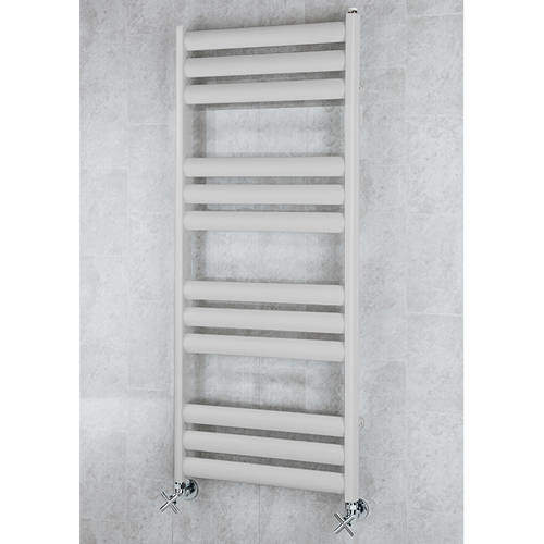Colour Heated Ladder Rail & Wall Brackets 1060x500 (Light Grey).