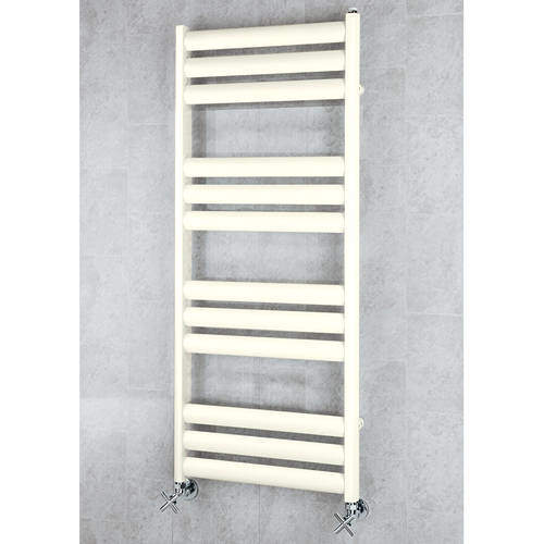 Colour Heated Ladder Rail & Wall Brackets 1060x500 (Cream).