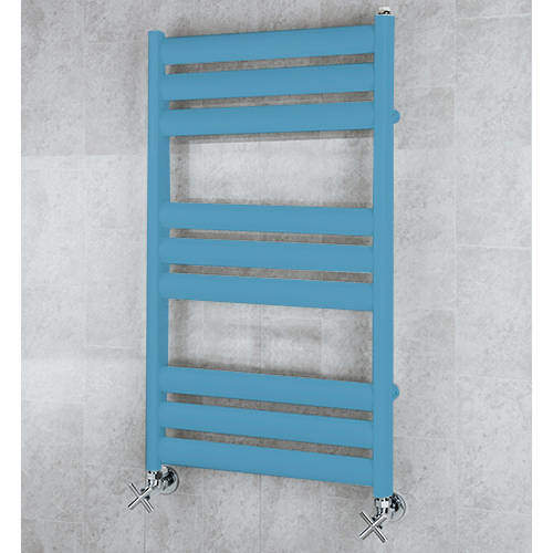 Colour Heated Ladder Rail & Wall Brackets 780x500 (Pastel Blue).