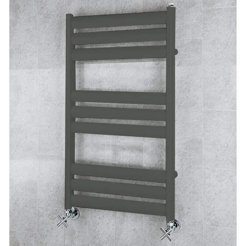 Colour Heated Ladder Rail & Wall Brackets 780x500 (Grey Olive).