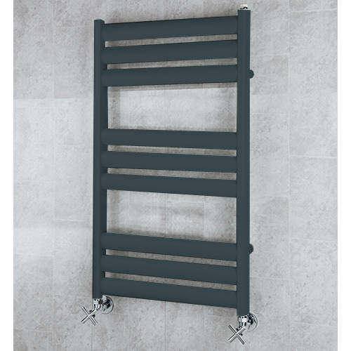 Colour Heated Ladder Rail & Wall Brackets 780x500 (Anthracite Grey).