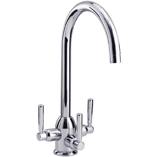 Carron Phoenix Dante Tri-Pure Filter Kitchen Tap (Brushed Nickel).