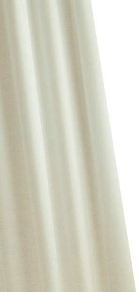 Croydex Textile Shower Curtain & Rings (Ivory, 1800mm).