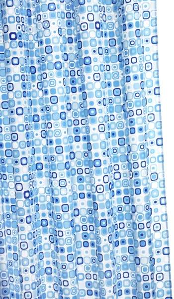Croydex PVC Hygiene Shower Curtain & Rings (Geo Mosaic, 1800mm).
