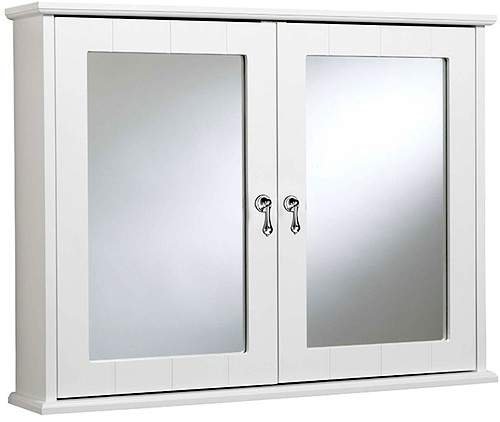 Croydex Cabinets Ribble Double Mirror Bathroom Cabinet.  700x530x130mm.
