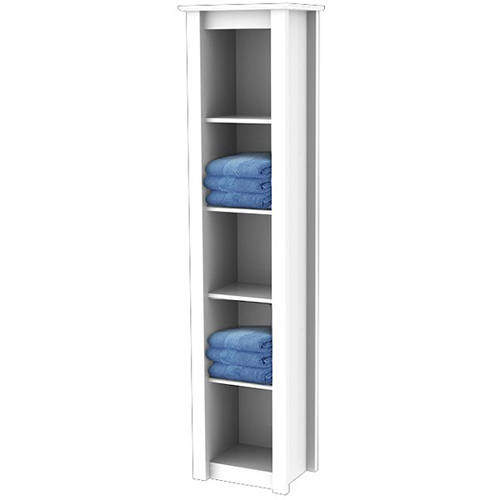 Croydex Cabinets Ribble Tall Boy Bathroom Cabinet.  330x1500x268mm.