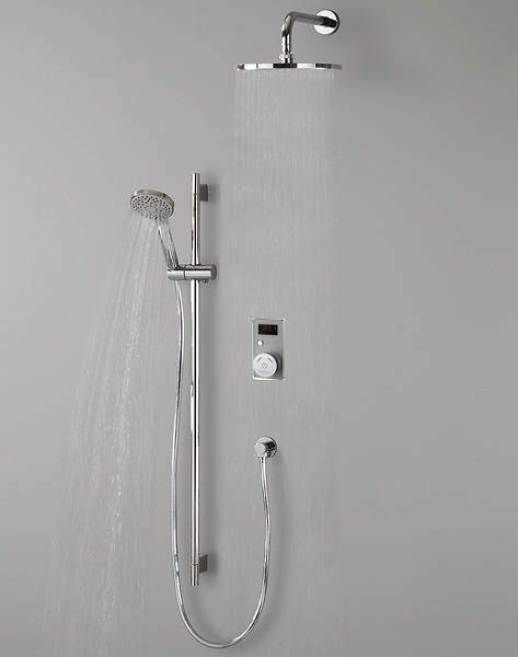 Crosswater Elite Digital Showers Brooklands Digital Shower Pack (White).