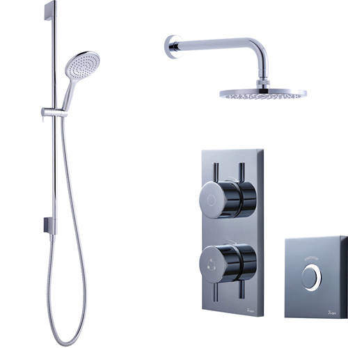 Crosswater Kai Lever Showers Digital Shower Pack 04 With Remote (HP).