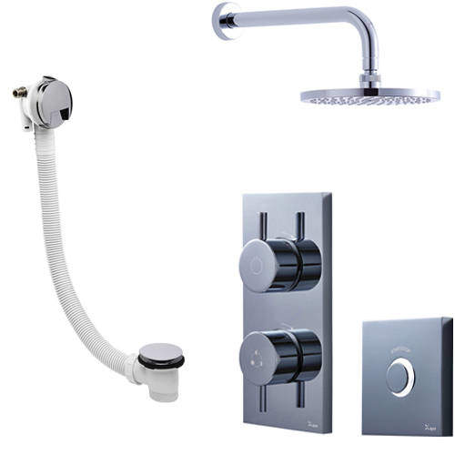 Crosswater Kai Lever Showers Digital Shower Pack 07 With Remote (LP).