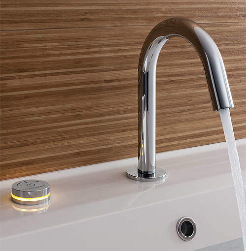 Crosswater Digital Basin Taps Pro Digital Deck Mounted Basin Mixer Tap.