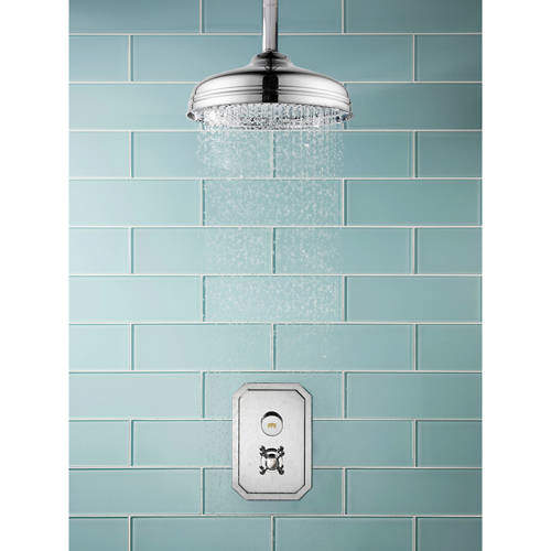 Crosswater Dial Belgravia Thermostatic Shower Valve With Head & Arm (1 Outlet).