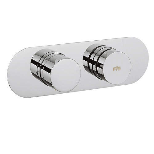 Crosswater Dial Central Push Button Thermostatic Shower Valve (1 Outlet).