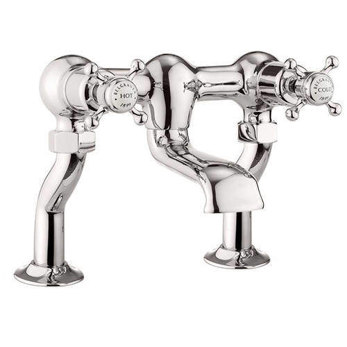 Crosswater Belgravia Bath Filler Tap (Crosshead, Nickel).