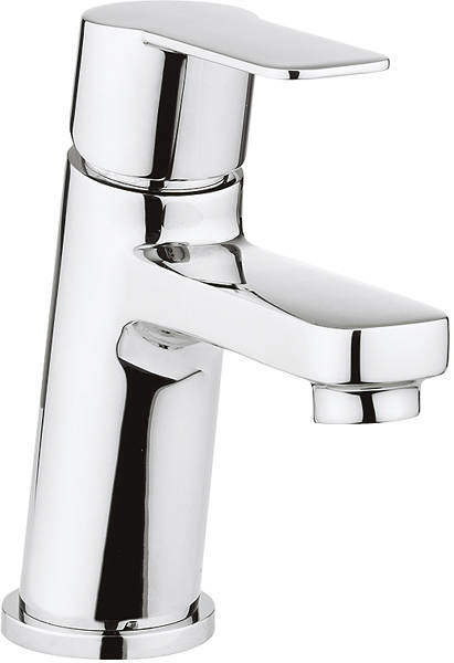 Crosswater KH Zero 6 Mini Basin Mixer Tap With Lever Handle (Chrome).