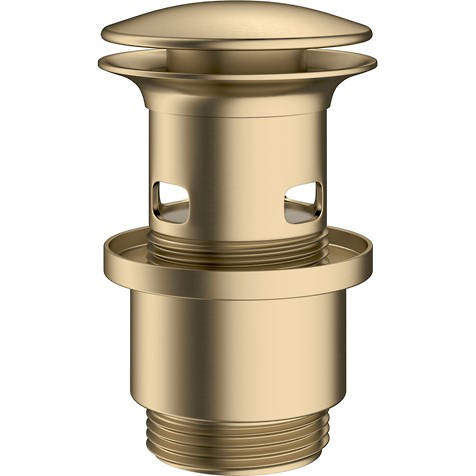 Crosswater MPRO Slotted Click Clack Basin Waste (Brushed Brass).