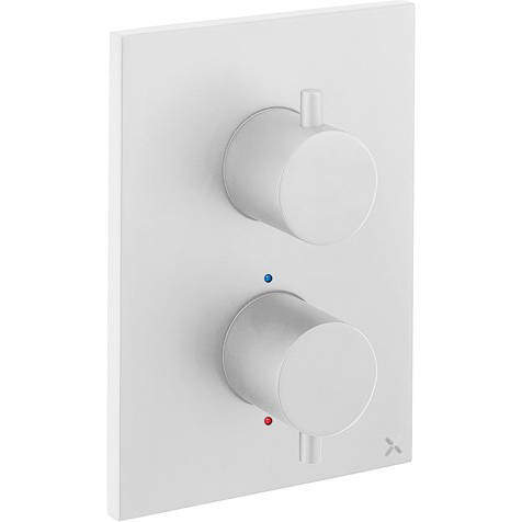 Crosswater MPRO Crossbox 1 Outlet Shower Valve (Matt White).