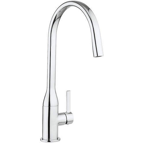 Crosswater Kitchen Taps Svelte Side Lever Kitchen Tap (Chrome).
