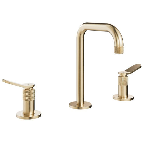 Crosswater Calix Basin Mixer Tap With Lever Handles (3TH, Br Brass).