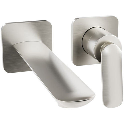 Crosswater Huck Wall Mounted Basin Mixer Tap (Br Metallic).