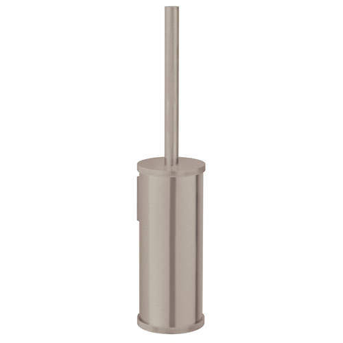 Crosswater UNION Wall Mounted Toilet Brush & Holder (Brushed Nickel).