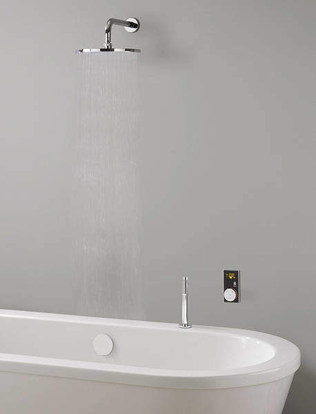 Crosswater Elite Digital Showers Ultimate Shower & Bath Filler Pack (Black).