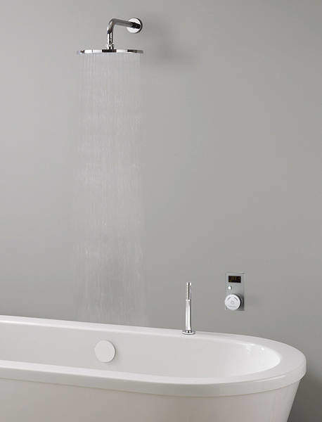 Crosswater Elite Digital Showers Ultimate Shower & Bath Filler Pack (White).