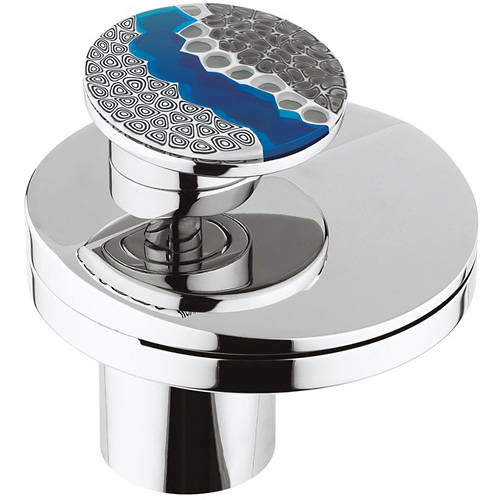 Crosswater Water Circle Waterfall Basin Mixer Tap & Designer Handle (Chrome).