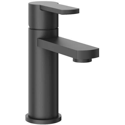 Crosswater Wisp Mini Basin Mixer Tap (Matt Black).