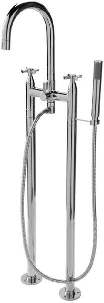Deva Apostle Bath Shower Mixer Tap With Stand Pipes And Shower Kit.