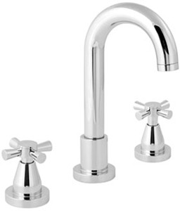 Deva Apostle 3 Hole Basin Mixer Tap With Pop Up Waste.